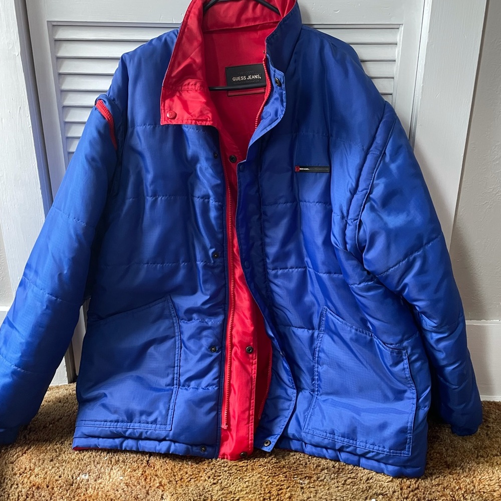 Guess Men’s puffer jacket, size XL OR XXL